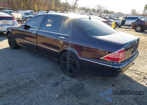 2000 Mercedes-Benz S 430 z USA, uszkodzony, nr VIN WDBNG70J3YA037518